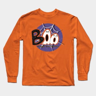 Say Boo and Scary on! Long Sleeve T-Shirt